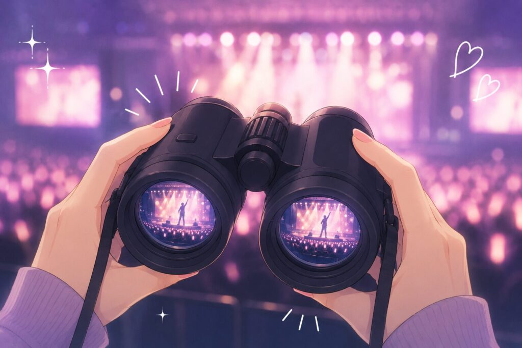 ライブ用双眼鏡に防振は必要?